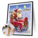 Hand Painted Oil Paint By Numbers Santa Claus Digital Drawing On Canvas Home Art