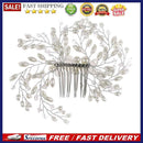 Handmade Pearls Tiara Hair Comb Bride Headwear Wedding Jewelry Accessories