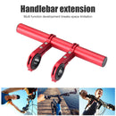 30cm MTB Bike Handlebar Extender Double Clamp Bracket Support Rack (Red) Newly