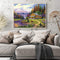 Paint By Numbers Lodge Between Mountains and Forests Painting Kit (B991)