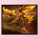11CT Dragon Animal Full Embroidery Print Chinese Cross Stitch Set Handmade Gift