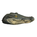 Garden Decor Creative Floating Pool Statue Simulation Crocodile Head Pond Art