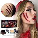 SFX Makeup Kit with Double-Ended Scraper Wound Cosmetic for Fun Themed Parties