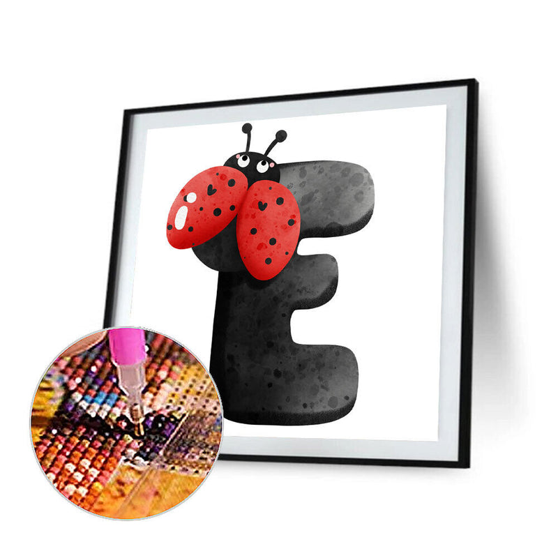 5D DIY Diamond Painting Kits Full Round Drill Ladybug E Mosaic Picture Wall Arts