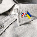 5PCS Ukraine UK Ukrainian Diplomat Brooch Flag Lapel Pin Badge STOP WAR