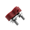 Bus Bar Terminal Block Heavy Duty Dual M6 Power Distribution Stud (Red)