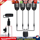 Waterproof Car Underglow RGB LED Rock Lights Chassis Music Lamps (1 to 4) Newly