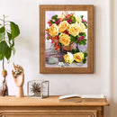 5D Diamond Painting Flower Full Round Drill DIY Wall Art Crafts Home Decorati