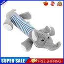 Pet Puppy Chew Squeaker Squeaky Plush Sound Ball For Dog-Elephant