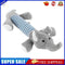 Pet Puppy Chew Squeaker Squeaky Plush Sound Ball For Dog-Elephant