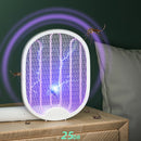 #A 4-in-1 Bug Zapper Wall-mounted Mosquito Zapper USB Rechargeable for Home Be