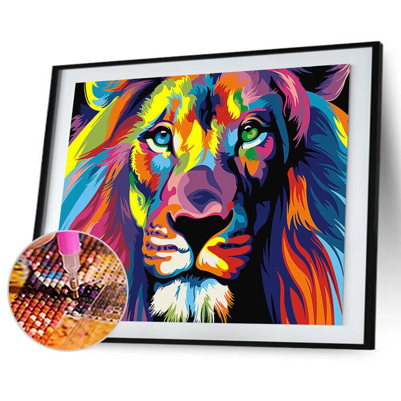 Animal 5D DIY Full Drill Diamond Painting Picture Rhinestone Mosaic Kit Decor