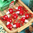 Crafts Holiday Felt Christmas Mushroom Mushroom Hanging Ornament Xmas Tree