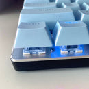104pcs Universal Mechanical Keyboard Keycap PC Bakclit Key Cap (Light Blue)