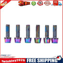 6pcs Mi Xim M6 18mm Bicycle Stem Bolt Screws for Disc Brake V Brake (Color)