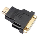 DVI-I Dual Link(24+5pin) Female to HDMI-compatible Male Converter Adapter H