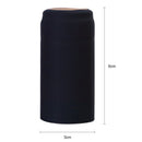 50pcs Pro Wine Bottle Heat Shrink Capsules Caps Bottle Shrink Film (Black) Newly