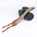 Adjustable Universal Cotton Leather Camera Shoulder Neck Strap for DSLR Cam