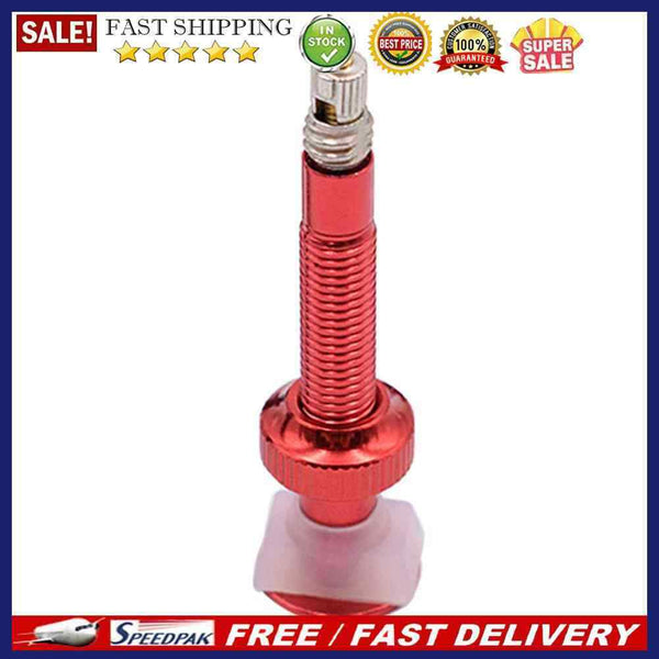 1pc MTB Road Bike Presta F/V Tubeless Tire Valve for Carbon Rim (Red)