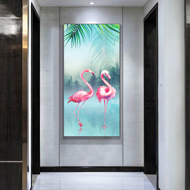 DIY Diamond Painting Full Round Drill Two Birds Rhinestone Modern Handmade Craft