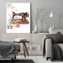 Abito Twirl manica a Dot Dot Smile | taglia 2T | gocce arcobaleno | Nuovo con etichette
