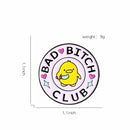 DIY Decoration Creative Badge Collar Pin Chick Enamel Brooch Yellow Duck Brooch