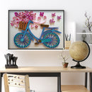 DIY 5D Paper Painting Bike Part Special Shape Diamond Mosaic Painting Kit