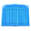 100pcs Disposable Cotton Swabs Tattoo Makeup Eyelash Tattoo Swabs(Blue) Newly