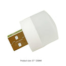 LED Night Light USB Bedside Baby Bedroom Mobile Power Table Lamp (White)