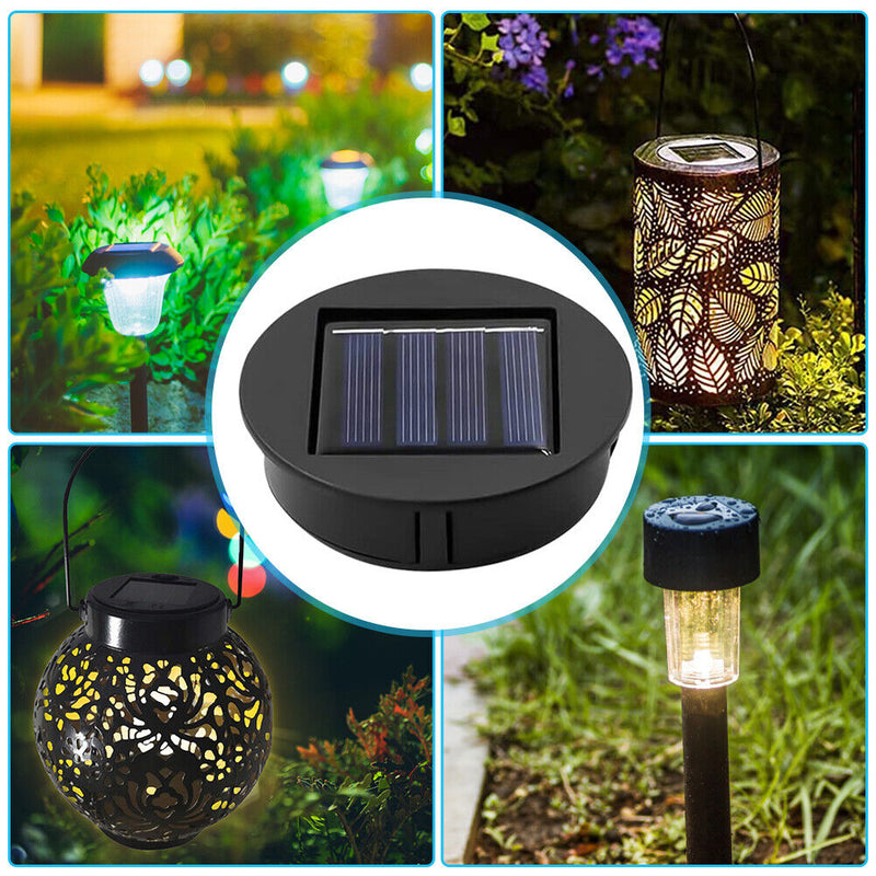 4pcs Sunlight Waterproof IP44 Outdoor Solar Light 3 Lumens for Camping Landscape