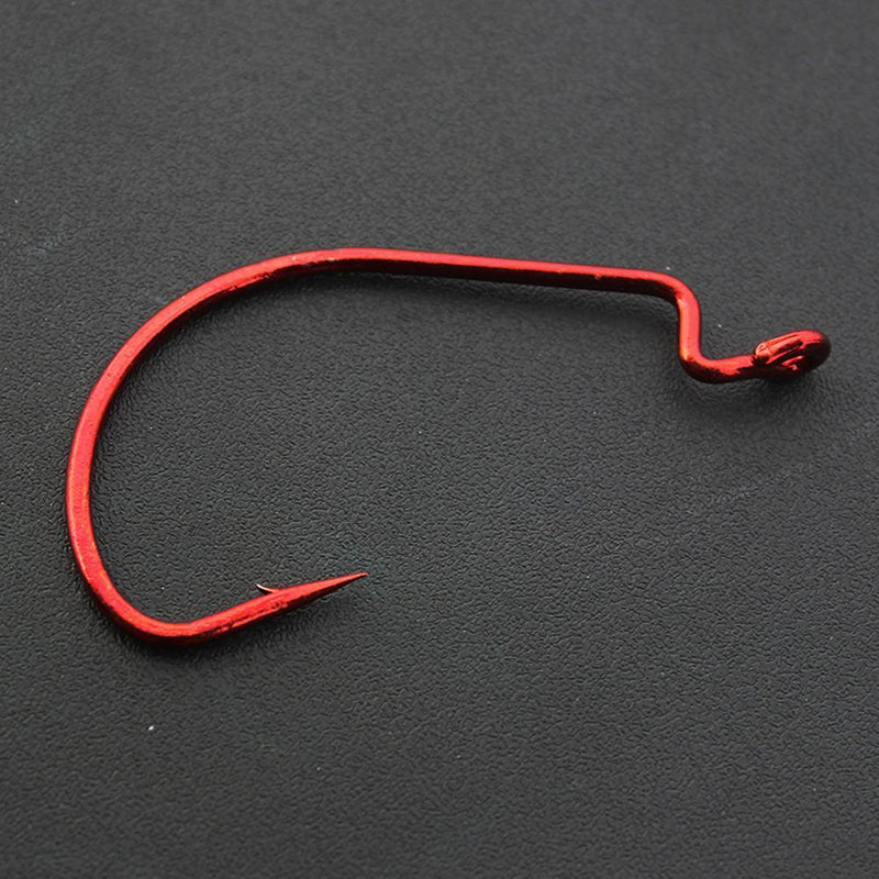 20pcs Barbed Crank Sharp Fishing Hooks Pesca for Soft Bait Tackle 2/0#