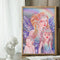 5D DIY Partial Drill Special Shape Girl Rhinestone Diamond Drawing for Home
