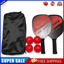 #A 2pcs Peak Paddles Rackets + 4 Balls Set for Women Men Outdoor Sports Supplies