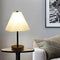 Retro LED Pleated Lamp Night Light Warm Light Study Bedside Decor Lamp (B) Newly