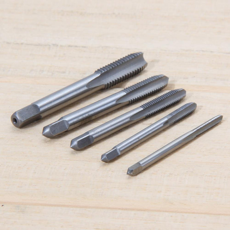 5PCS/Set HSS M3 M4 M5 M6 M8 Machine Spiral Point Straight Fluted Screw Newly