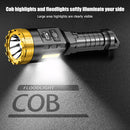 LED COB Flashlight USB Rechargeable 300LM Household 4 Mode Waterproof Lighting