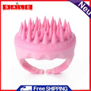 Hair Scalp Head Massaging Comb Silicone Handhold Shampoo Brush Hair Care Tool