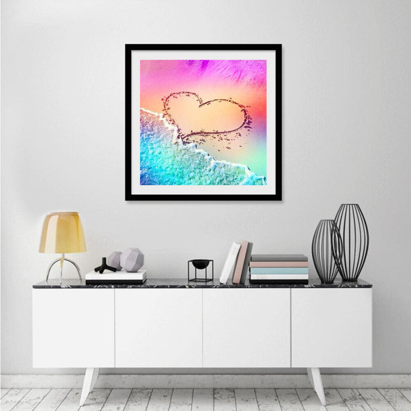 5D Full Drill Diamond Paintings DIY Beach Mosaic Embroidery Cross Stitch Newly
