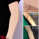 Brown Color Forearm Concealer Tattoo Cover Up Compression Sleeves Long Sleeves
