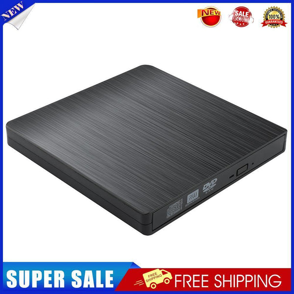 5Gbps USB 2.0 External DVD CD-ROM RW Player Optical Drives Enclosure Black