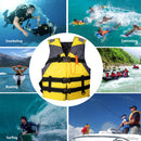 Adults Floating Jacket Lightweight Life Vest for Fishing Swimming (Yellow) Newly
