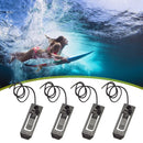 4pcs Longboard Surfing Fins Clip Nylon Longboard Fittings Detachable Access