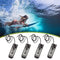 4pcs Longboard Surfing Fins Clip Nylon Longboard Fittings Detachable Access