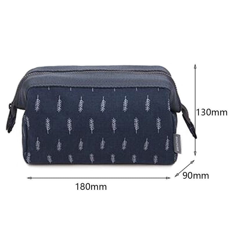 Outdoor Makeup Bag Travel Women Cosmetic Toiletries Organizer (Dark Blue) Newly