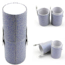 Travel Leather Cosmetic Brush Pen Holder Storage Makeup Empty Holder