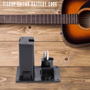 1pc Acoustic Guitar Equalizer EQ 9V Battery Holder Box Case Black Guitar Pickup