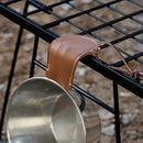 Durable PU Leather Frying Pan Handle Grip Protective Cover Kitchen Cooking To