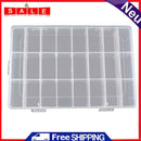 Transparent Fishing Tackle Storage Box Fishing Connector Soft 24 Slots Lure h