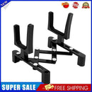 Wood Violin Stand Portable Folding Guitar Instruments Ukulele Rack (Black)