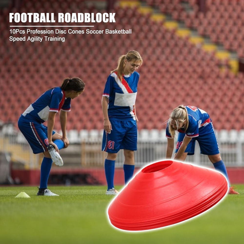 10pcs/lot Outdoor Soccer Agility Training Sign Disc Rugby Training Discs Co